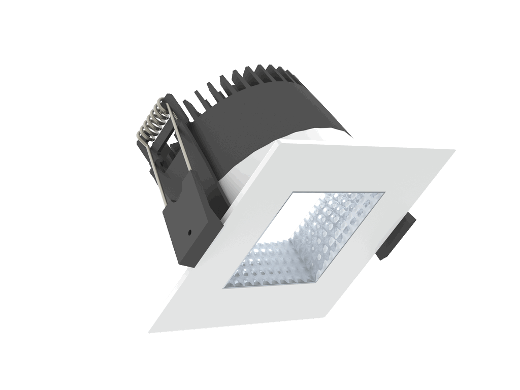 Quad 75 is een downlight met 800Lm, 3000K, CRI 93, 10,3W. Bundelhoek 80°, Triac-dimbaar, afwerking Matt white RAL 9016, IP65/IP20.