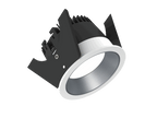 Strada 75 is een downlight met 800Lm, 2700K, CRI 93, 10,5W. Bundelhoek 80°, Triac-dimbaar, afwerking White/Silver, IP44/IP20.