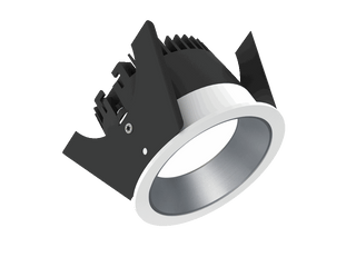 Strada 75 is een downlight met 800Lm, 2700K, CRI 93, 10,5W. Bundelhoek 80°, Triac-dimbaar, afwerking White/Silver, IP44/IP20.