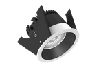 Strada 75 is een downlight met 800Lm, 2700K, CRI 93, 10,5W. Bundelhoek 40°, Triac-dimbaar, afwerking White/Black, IP44/IP20.