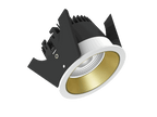 Strada 75 is een downlight met 800Lm, 2700K, CRI 93, 10,5W. Bundelhoek 40°, Triac-dimbaar, afwerking White/Gold, IP44/IP20.