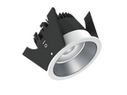 Strada 75 is een downlight met 800Lm, 3000K, CRI 93, 10,3W. Bundelhoek 40°, Triac-dimbaar, afwerking White/Silver, IP44/IP20.