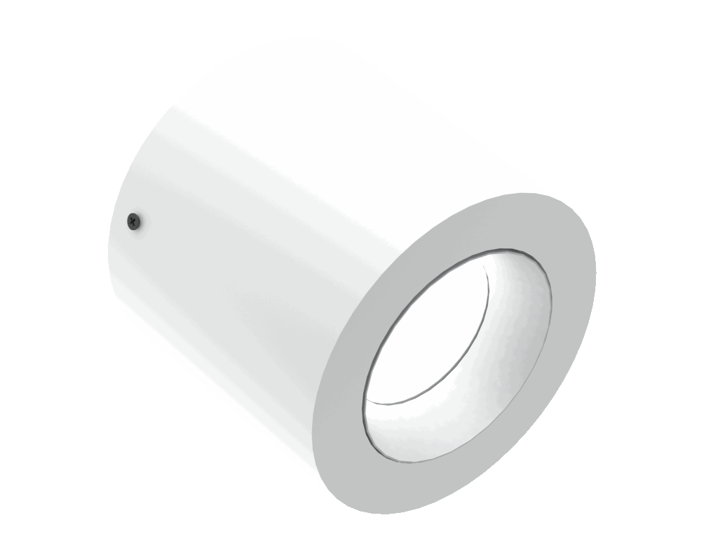 Vector 100 is een plafondarmatuur met 800Lm, 2200-3000K, CRI 93, 10,3W. Bundelhoek 80°, Triac-dimbaar, afwerking White/Silver, IP20.