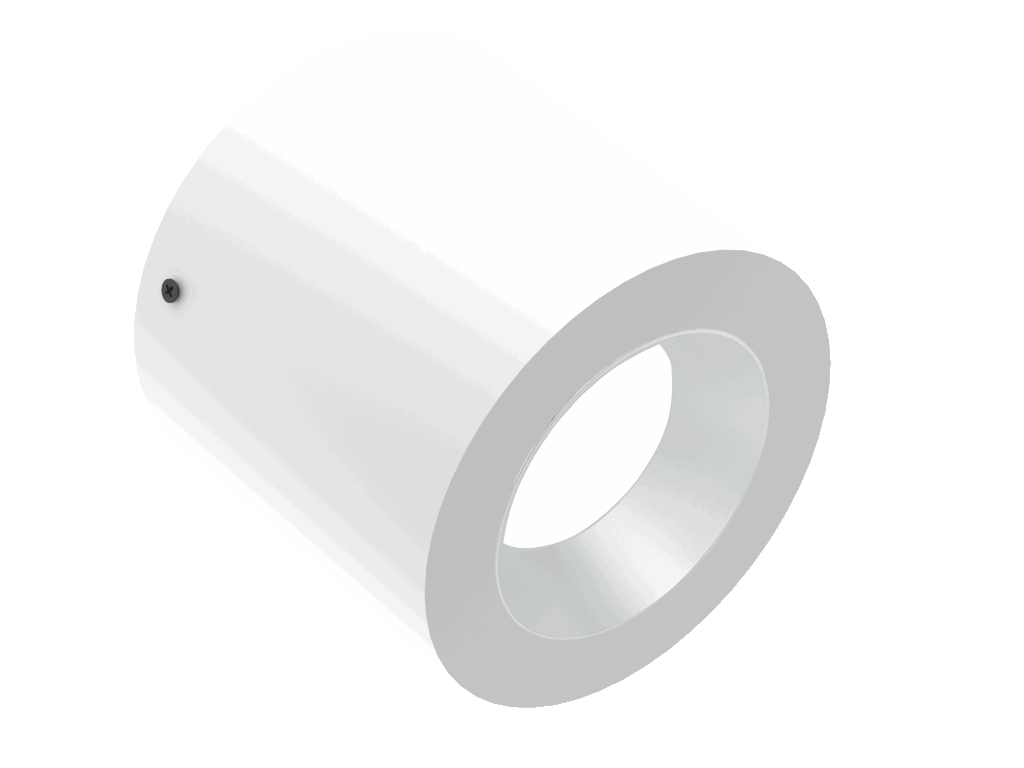 Vector 100 is een plafondarmatuur met 800Lm, 4000K, CRI 93, 10,1W. Bundelhoek 80°, Triac-dimbaar, afwerking White/White, IP20.