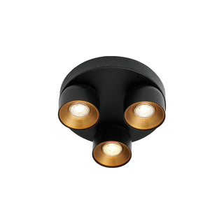 Nordlux Pitcher 3-Rondel spot zwart