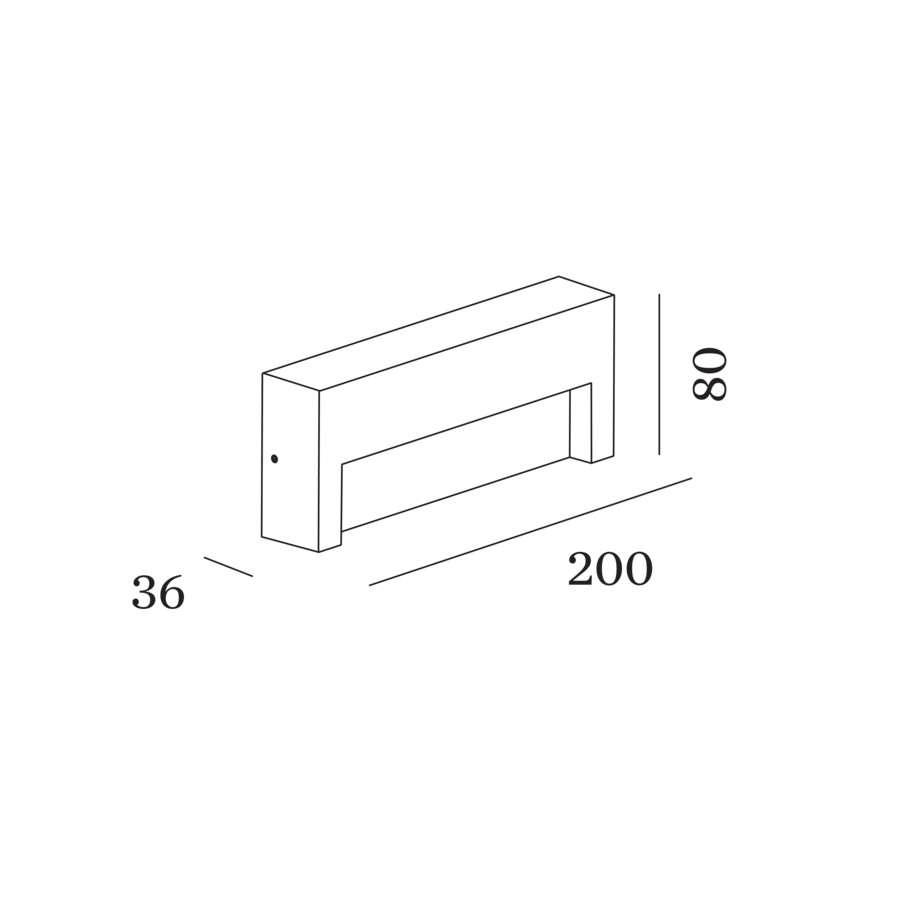 RETO WALL SURFACE OUTDOOR 2.0 lineaire wandlamp LED 3000K