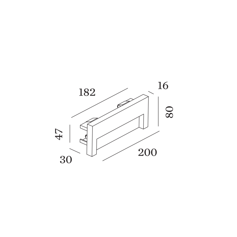RETO OUTDOOR 2.0 applique encastrée linéaire LED 3000K