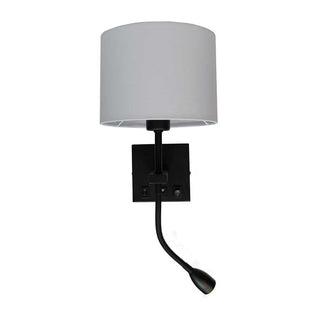 Quad USB wall light with reading light
