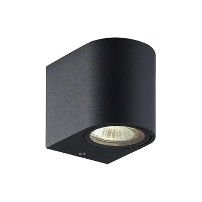 Cube R wandlamp zwart GU10 IP44