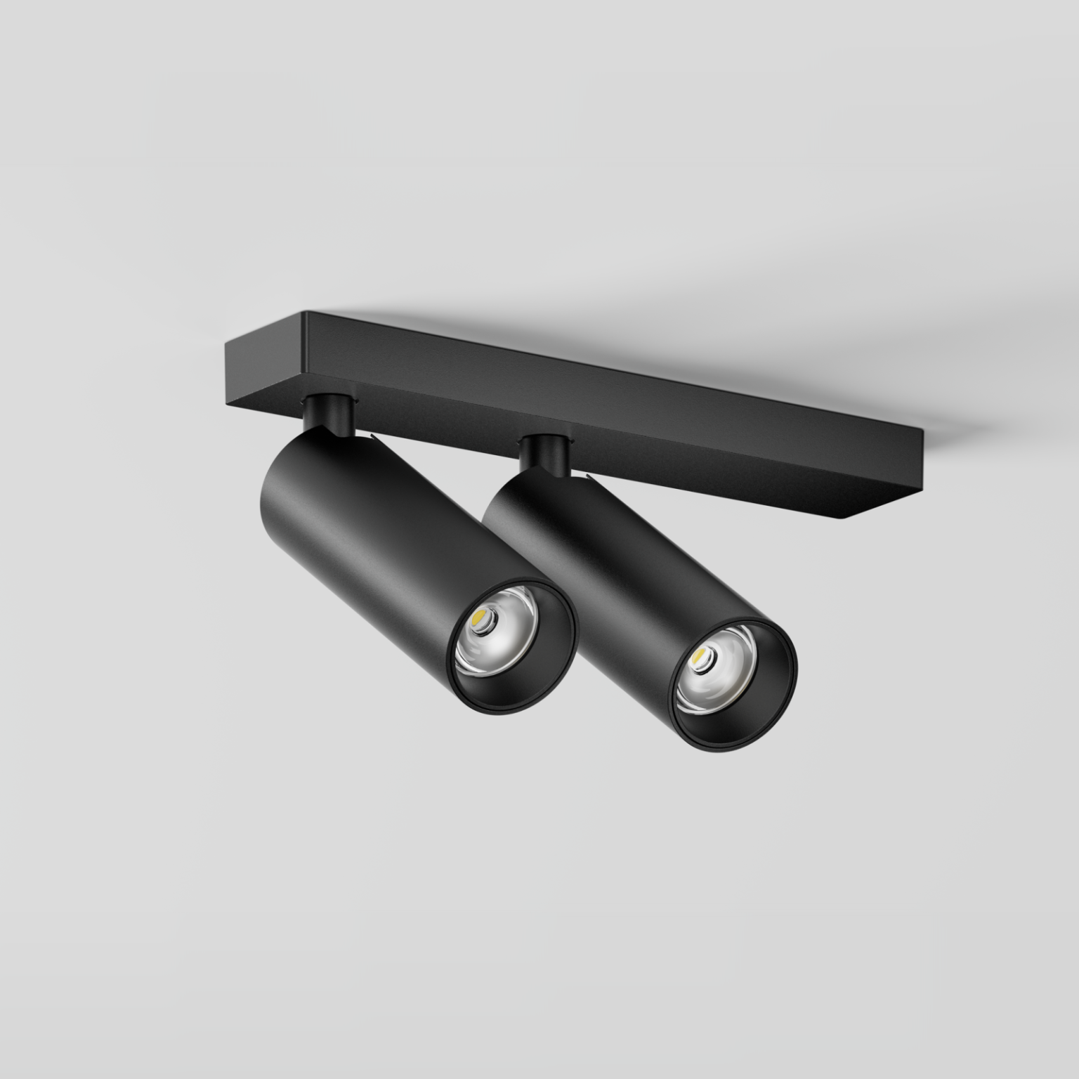Tuup Slim asymmetrisch 2 plafondspot GU10