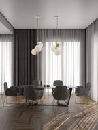 Hanglamp Allen / opaal glas -3 x E14, goud