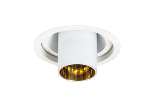 Spot encastré Aureole Long Tube GU10, noir