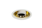 Inbouwspot Aureole Short Tube Gold Reflector GU10, wit