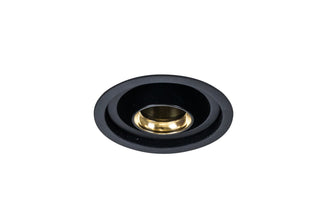 Inbouwspot Aureole Short Tube GU10, zwart