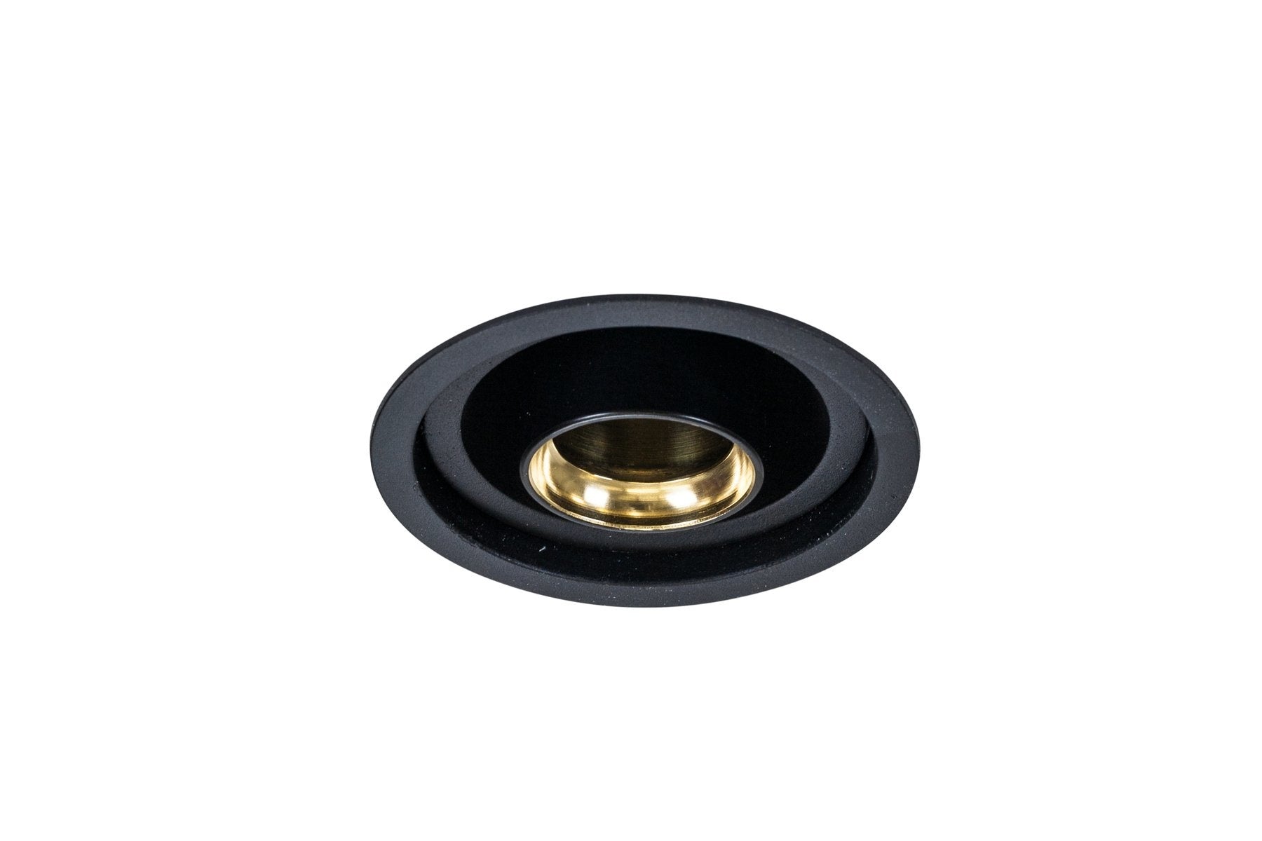 Inbouwspot Aureole Short Tube GU10, zwart
