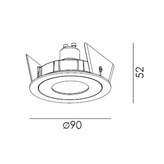 Clickfit Rim Flat Luminaire encastré