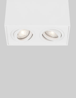 Spot en saillie Rende 2L GU10, blanc