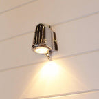 Wandlamp buiten Balume Wall, chroom