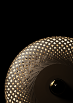 LED Floating Bamboo globe 180 brons 5W