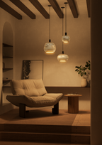 LED Floating Bamboo globe 180 brons 5W