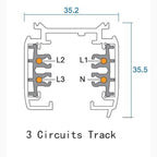 A-Track 3-Phase 1.5m Rail
