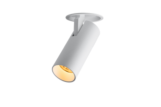 Tuup semi-recessed ceiling spot