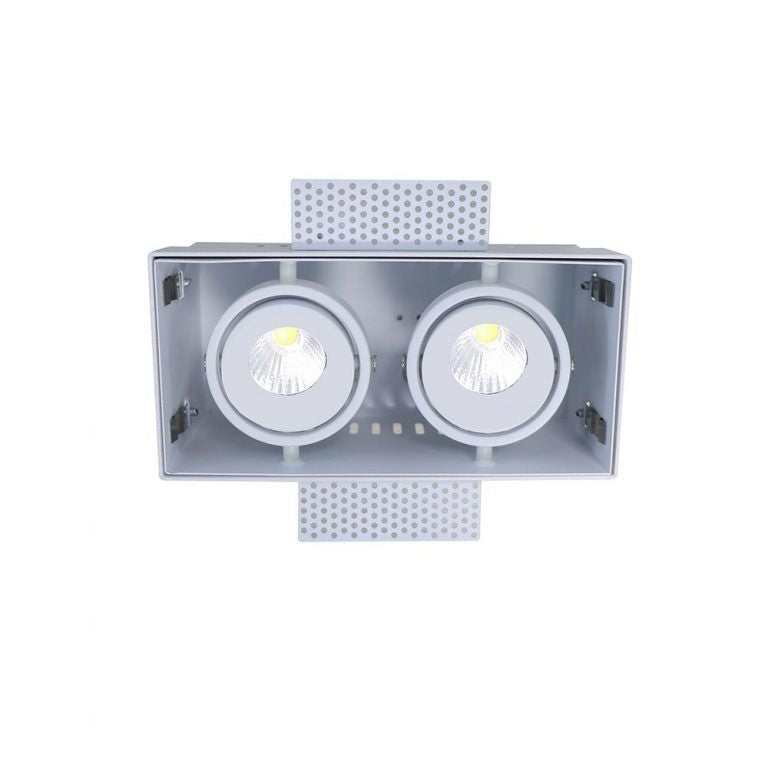Recessed spotlight Trofa 2-light trimless