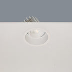 Recessed spotlight Ribs