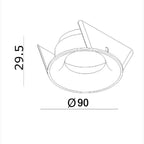 Clickfit Smooth Large Luminaire encastré