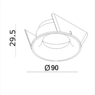 Clickfit Smooth Large Luminaire encastré