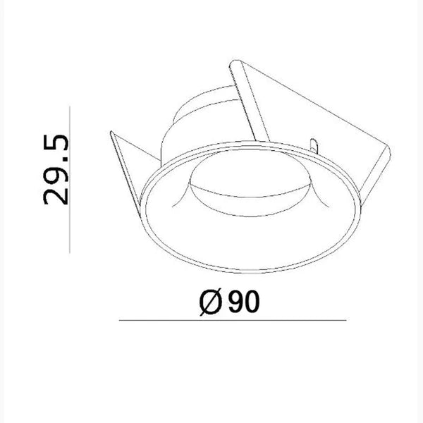 Clickfit Smooth Large Luminaire encastré