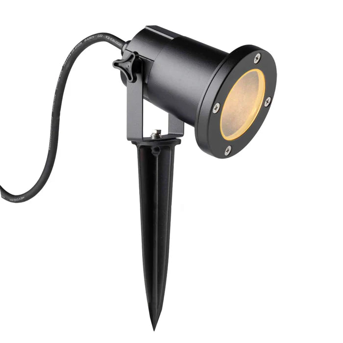 Doran spike spot black GU10 IP65
