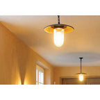 Plafondlamp buiten Elébase ON Chain, chroom