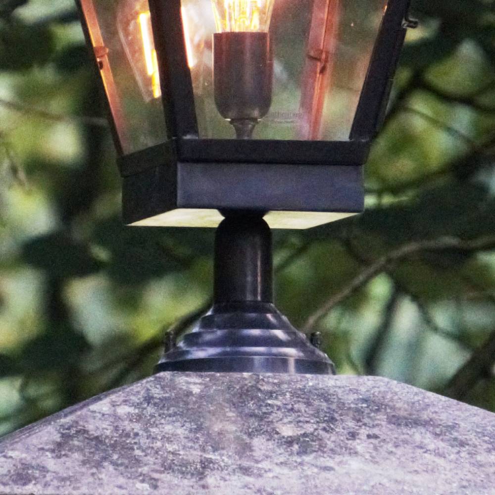 Lampadaire d'extérieur Gracieuze Normal on Foot 1L, bronze