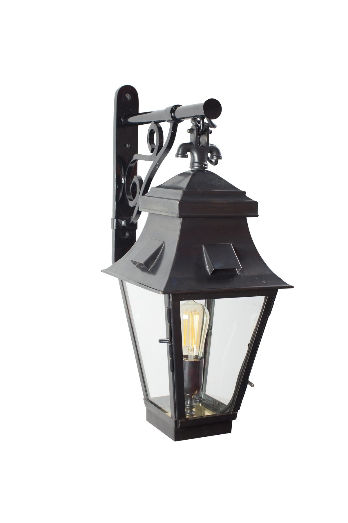 Wandlamp buiten Gracieuze Wall ON Bracket Small 1L, brons