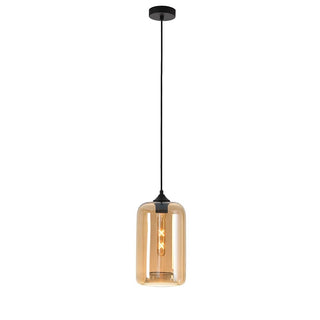 Hanglamp Botany Amber Glas