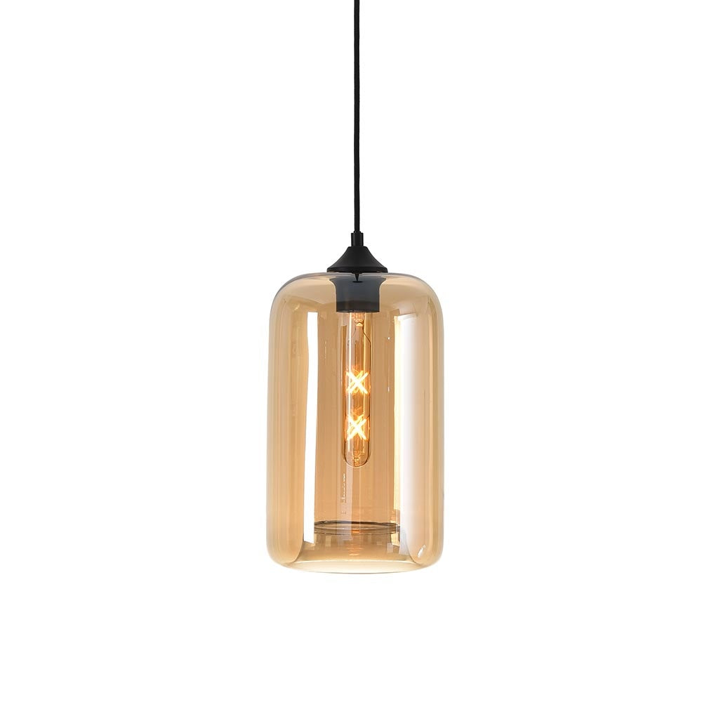 Hanglamp Botany Amber Glas