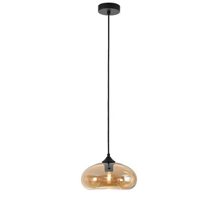 Pendant lamp Paradise ‚Äì amber glass