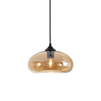 Pendant lamp Paradise ‚Äì amber glass