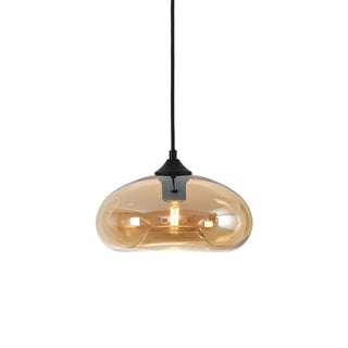 Pendant lamp Paradise ‚Äì amber glass