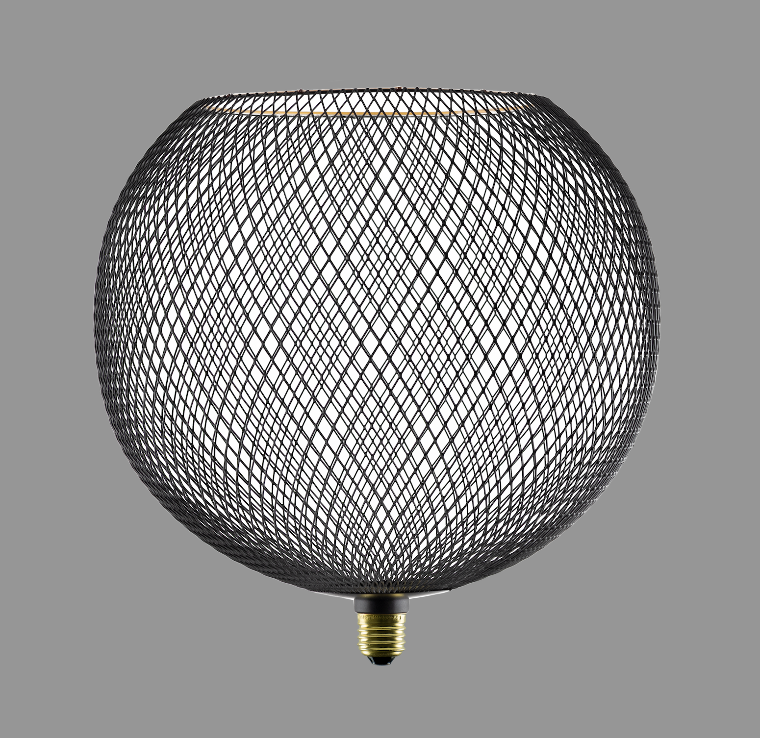 LED Floating Cage globe 300 zwart 6W