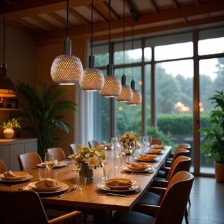 LED Floating Bamboo globe 300 bronze 6W