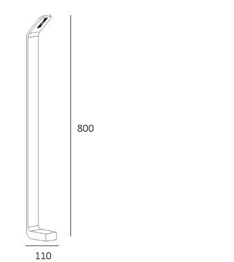 Garden lantern Koloa 40cm