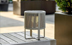 Solarlamp buiten Ropy Table Light, zandkleur
