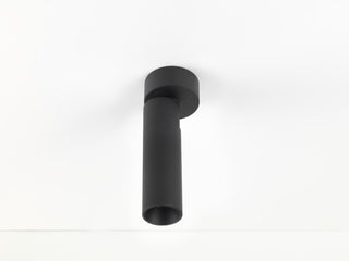 Opbouwspot Micro Tube L, zwart, 3000K