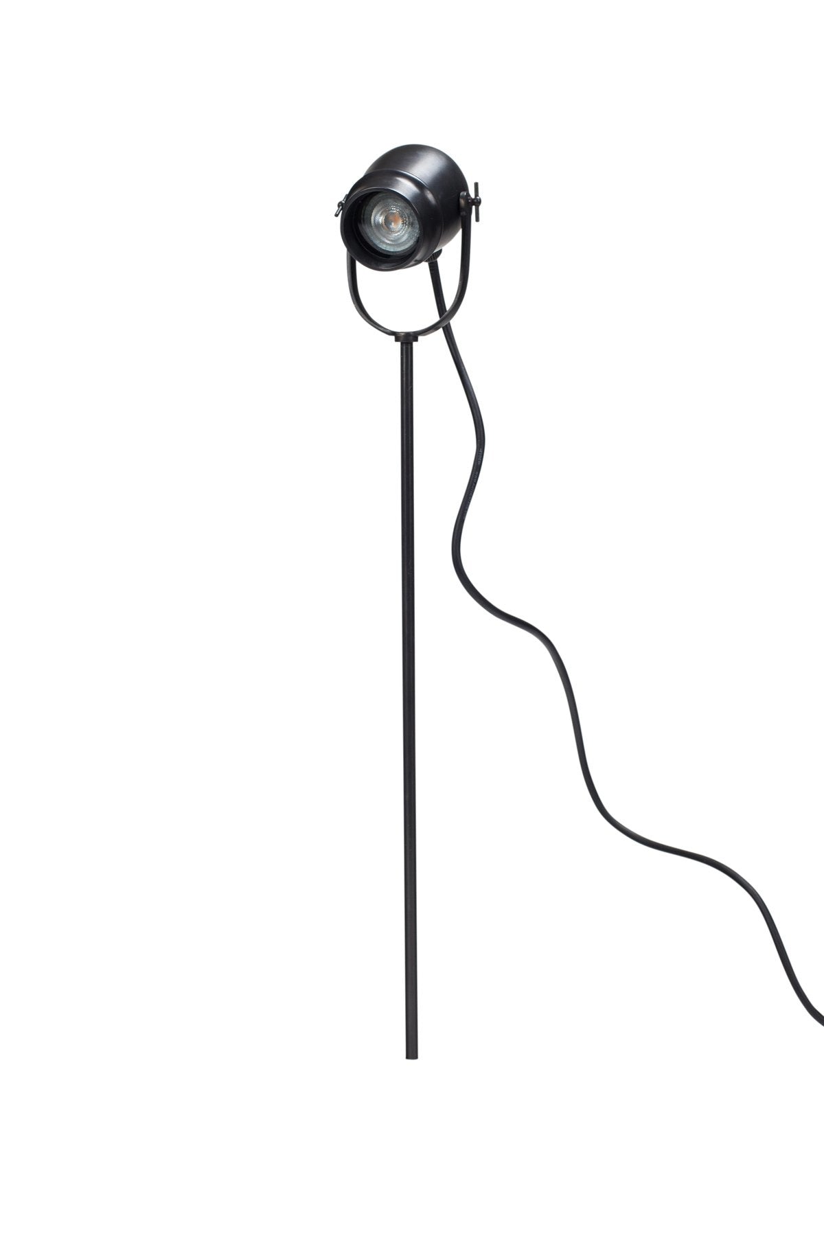 Outdoor ground spot Micro ON PIN, brushed nickel