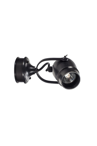 Wandlamp buiten Micro ON Round Base, brons