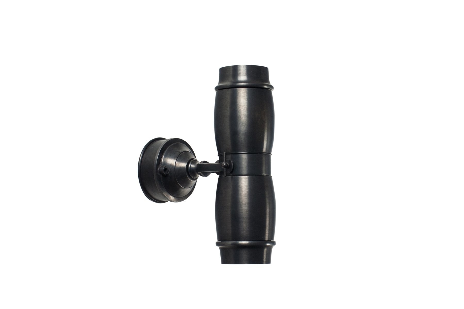 Wandlamp buiten Micro UP & Down ON Round Base, chroom