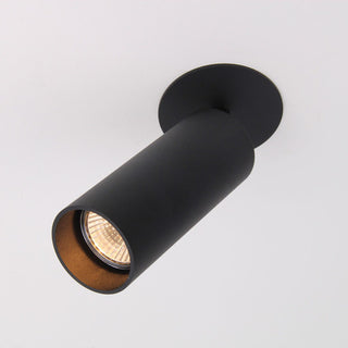 Spot encastré Mini Tube GU10, noir