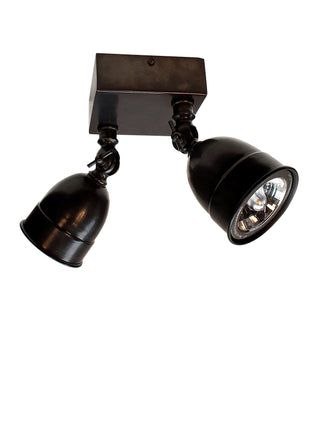 Spot en saillie Poire ON Square Base Medium 2L, nickel brossé